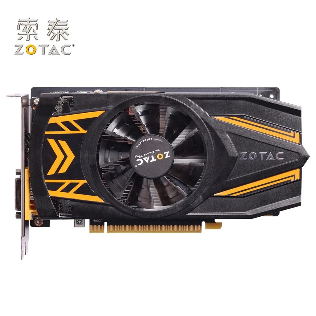 Оригинальные графические карты ZOTAC GeForce GTX 650 1GD5 PC для NVIDIA GTX600 GTX650 1G видеокарта 128