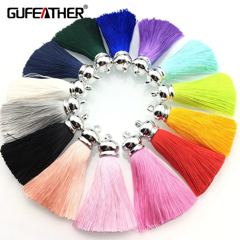 GUFEATHER L23/7 см/шелковые кисточки/Аксессуары для ювелирных | Ювелирная фурнитура и компоненты -32766055362