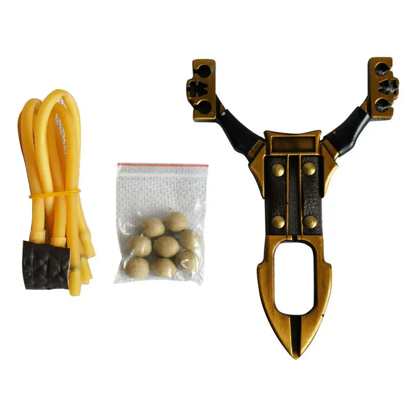 Flèche pêche catapulte tête composé ensemble chasse caoutchouc laser fléchette petit acier boll vue fibre optique fronde arc