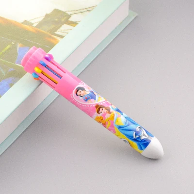 Мультфильм 10 цветов Единорог шариковая ручка милые шариковые ручки материал Escolar офисные письменные принадлежности Поставки рекламный подарок - Цвет: princess