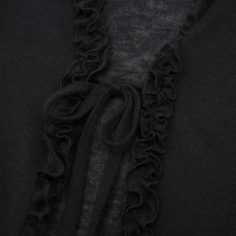 Women Jacket 2018 Ladies Outwear 3/4 Sleeve Comfortable Ruffled Knitting Shrug Slim Soft Coats Open Stitch Knitwear Bolero Women Jacket 2018 Ladies Outwear 3/4 Sleeve Comfortable Ruffled Knitting Shrug Slim Soft Coats Open Stitch Knitwear Bolero