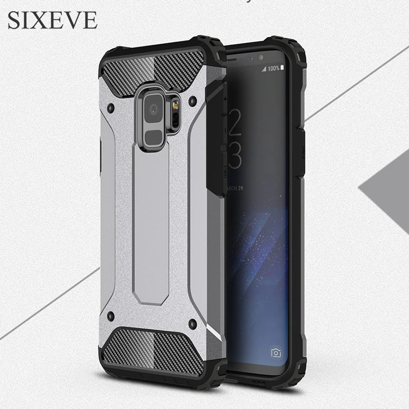 

SIXEVE Case For Samsung S8 S9 Plus Note 8 9 4 5 S5 Neo S6 S7 Edge Grand Prieme Note4 Note5 Note8 Heavy Protection Cover