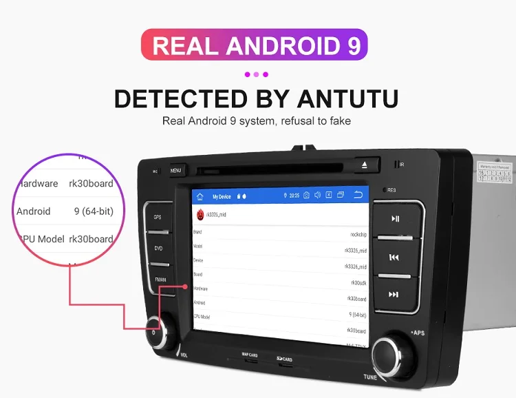 Cheap Isudar 2 Din Auto Radio Android 9 For SKODA/Yeti/Octavia 2009 2010 2012 Quad Core RAM 2G Car Multimedia Video DVD Player GPS DVR 7