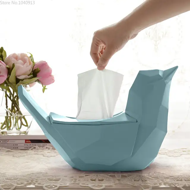 Online Shop Nordic Creative Tissue Box Birds Cover Cute Desktop