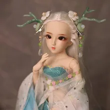 DQ bjd 45 см дневник королева 1/4 bjd кукла Китайский стиль Одежда головной убор трубки, соединение тела белая кожа, маленький дракон девочка