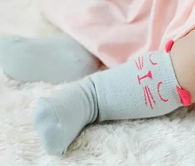 Гольфы для новорожденных и детей дошкольного возраста носочки с принтом лисичка для малышей и малышек хлопковые теплые мультяшные носочки с животными принтами для новорожденных - Цвет: Model 5