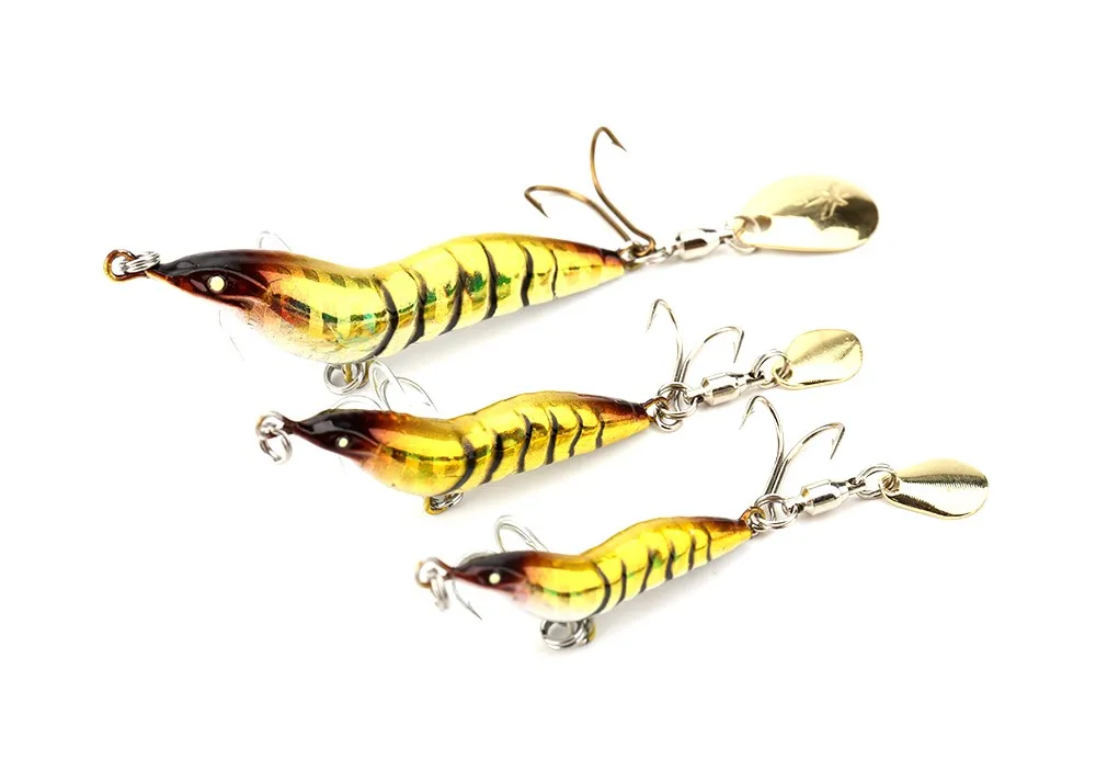 Kingdom Simulation Shrimp Fishing Lure 8.5g 14g 21g 28g Metal Fishing Spinner Bait Hard Lures China Model 4002 (14)