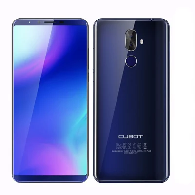 Мобильный телефон Cubot X18 Plus 5,9" 18:9 Android 8,0, Восьмиядерный процессор MT6750T, 4 Гб ОЗУ, 64 Гб ПЗУ, 16 Мп+ 2 Мп, двойная камера, 4000 мАч, 4G, смартфон