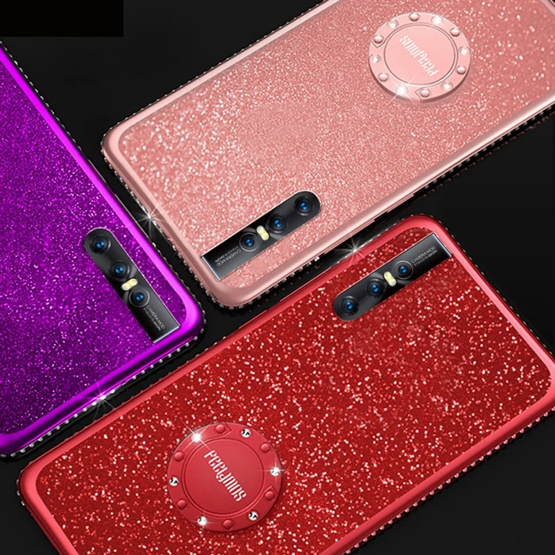 Shining Bling Glitter Diamond Soft Phone Case For vivo V15 V15Pro cases back cover vivoV15 Pro phone cover For vivo V15 Pro bag