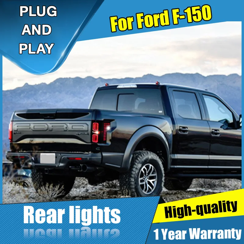 Автомобильный Стайлинг для Ford F-150 Raptor хвост светильник s 2015-2019 светодиодный