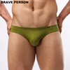 Men's Sexy Underwear Briefs Brave Person Brand Underwear Male Nylon Brief for Men B1129 ► Photo 3/6