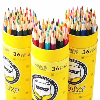 

36pcs Colored Pencils Set Wood Watercolor Pencil Soft Core Artist Manga Pen the Office and School Supplies Markers Wholesale