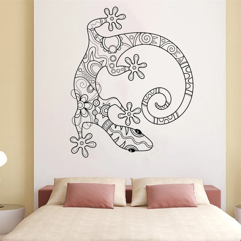 El Lagarto Pared Sticker Murales Gecko Decoracion De Pared Pared