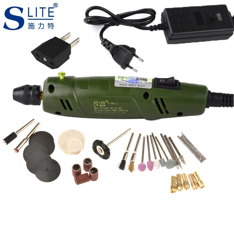 

Mini Electric Grinder Drill DIY Engraver Carve Kit Machine Dremel Accessories Variable Speed Sharpening Knives Engraving Pen