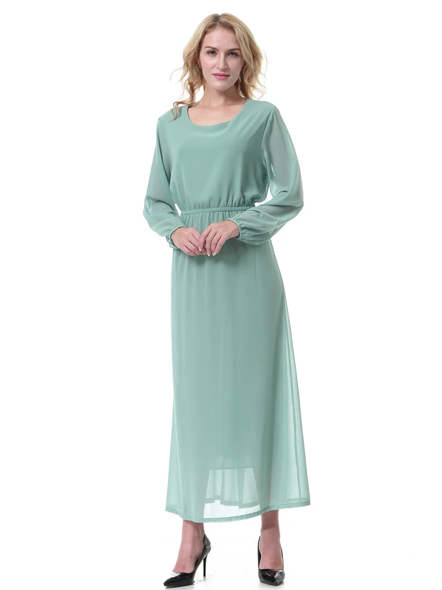 Мусульманская абайя мусульманская одежда для хиджаба для женщин абайя платье Дубая hijiab мусульманское абайя мусульманское платье A13FPZD770 - Цвет: 1