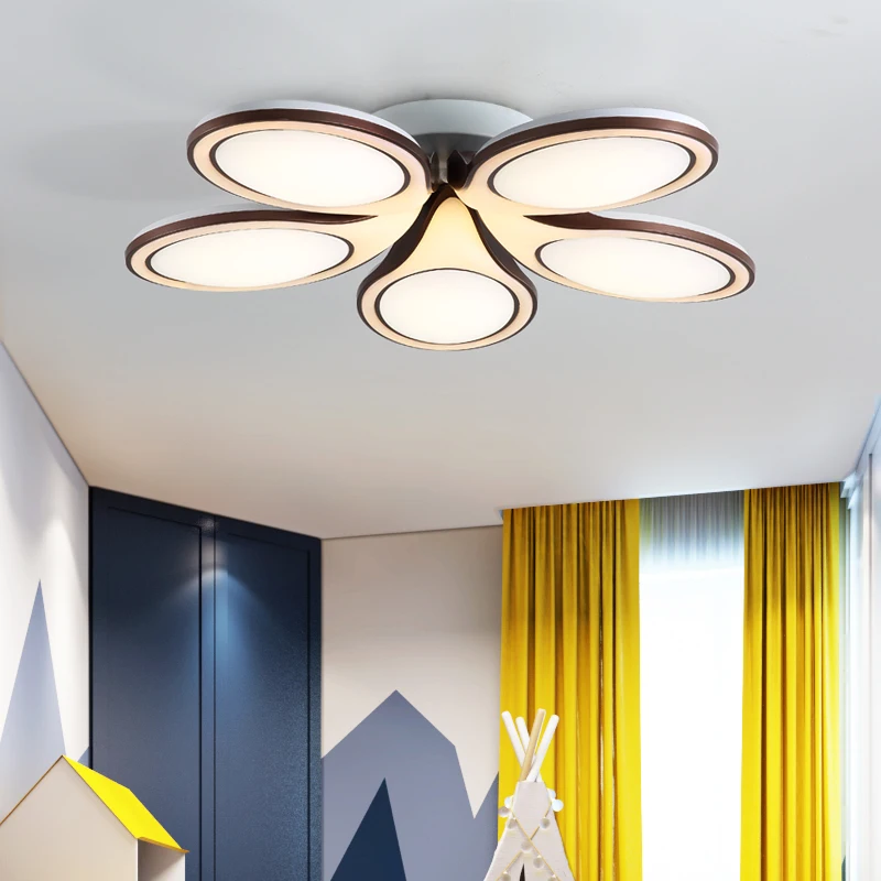 

Contenmporar European Nordic French Girls Dining Room Bedroom Ceiling Small Branch Chandeliers Rustic Led Lamp Lighting Modern