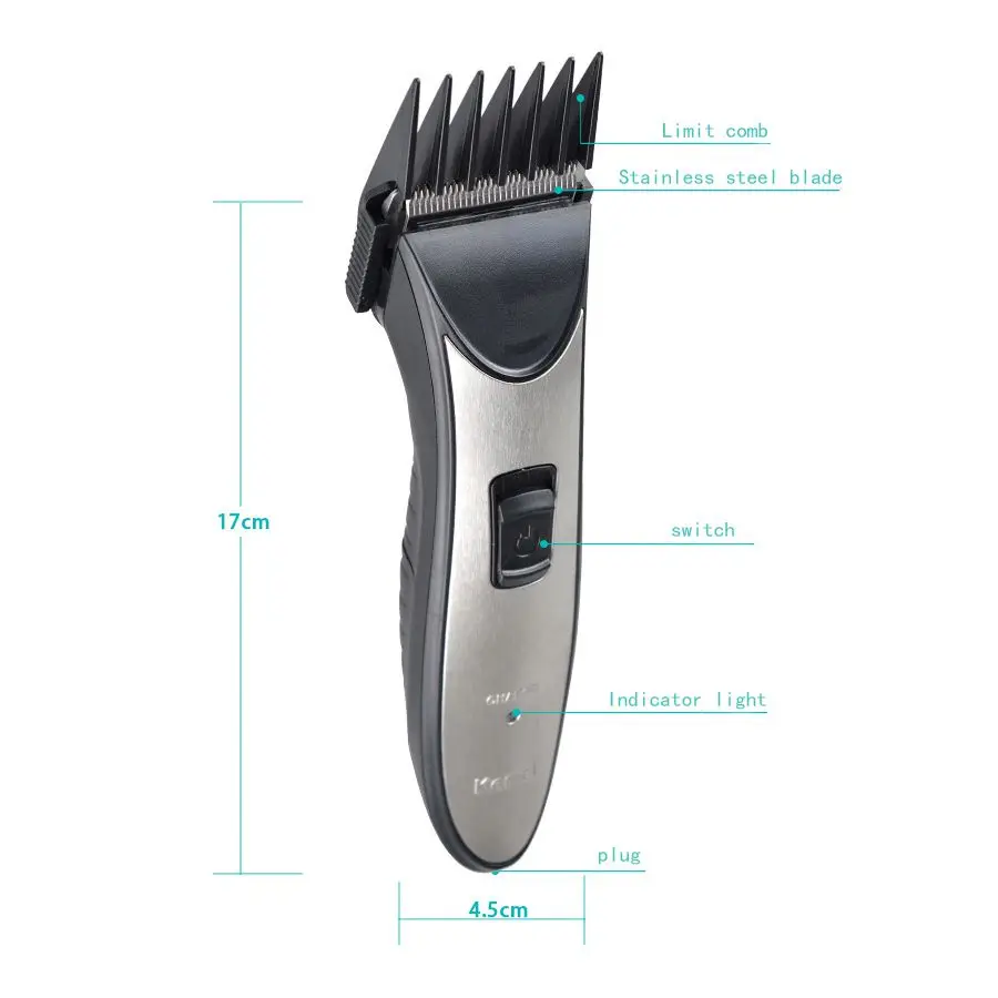 kemei 3909 trimmer specifications