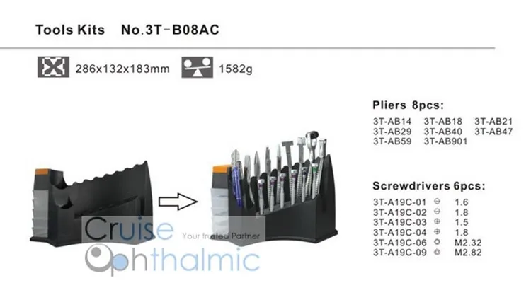 3T оптические оправы, набор ручных инструментов 6 шт. отвертки и 8 шт плоскогубцы Набор B08AC