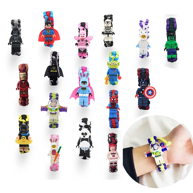 

Toy Story 4 Buzz Bracelet Iron Man Batman Building Blocks LegoINGLYS MinifiguresING Toys MarvelIng AvengersING Action Figure