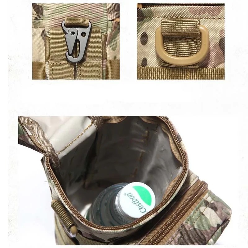 Multifunction Travel Storage Bag Outdoor Water Bottle Bag Hiking Accessories Case Sundries Bag Zip Lock Cable Organizer Package6
