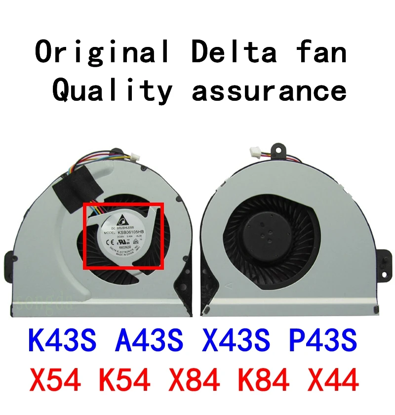 Original For Asus K53 K53S K53E A53S X53S K53SD K53SJ Cooling Cooler CPU Fan