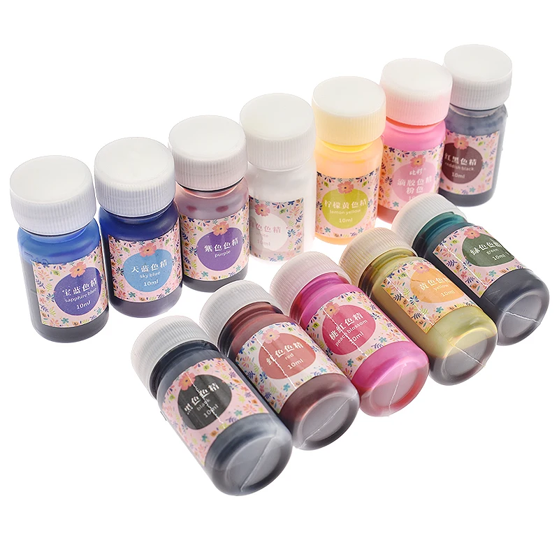 

10ml/lot Multicolor Epoxy Resin Pigment UV Resin Coloring Dye Colorant Resin Pigment DIY Handmade Crafts Art Sets