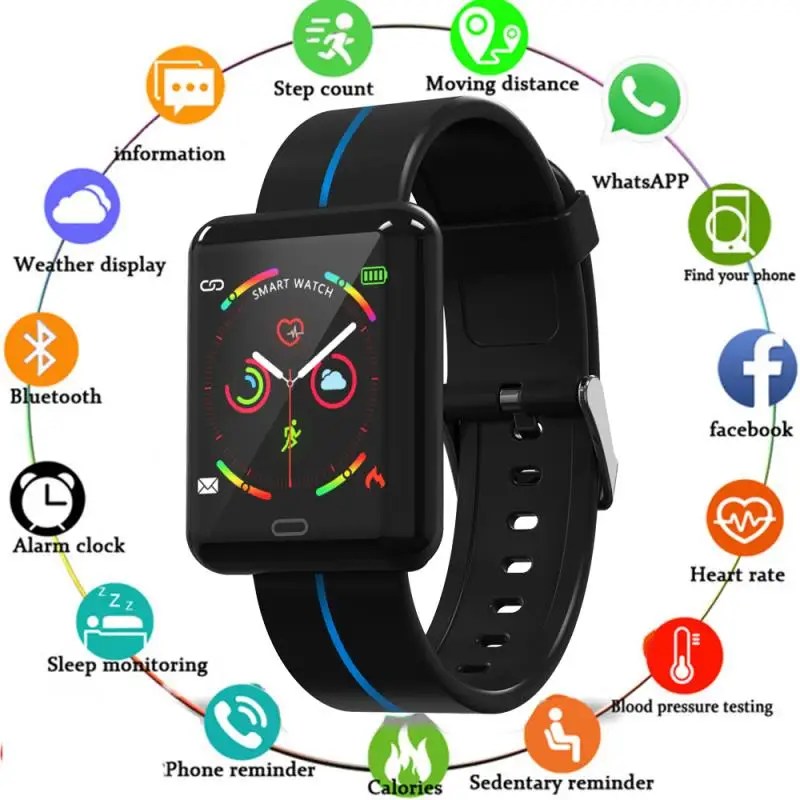 

F5 Smart Bracelet Color Screen Bluetooth Sports Wrist Band Support Heart Rate Blood Pressure Monitor Smart Band PK M3 M2