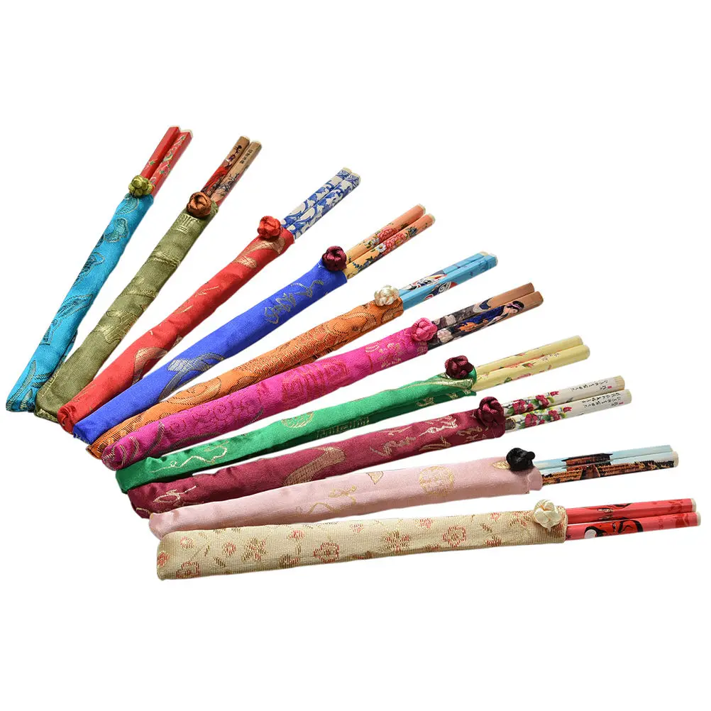

New Arrive 1 Pair Handmade Chinese Chopstick Natural Bamboo Chopsticks