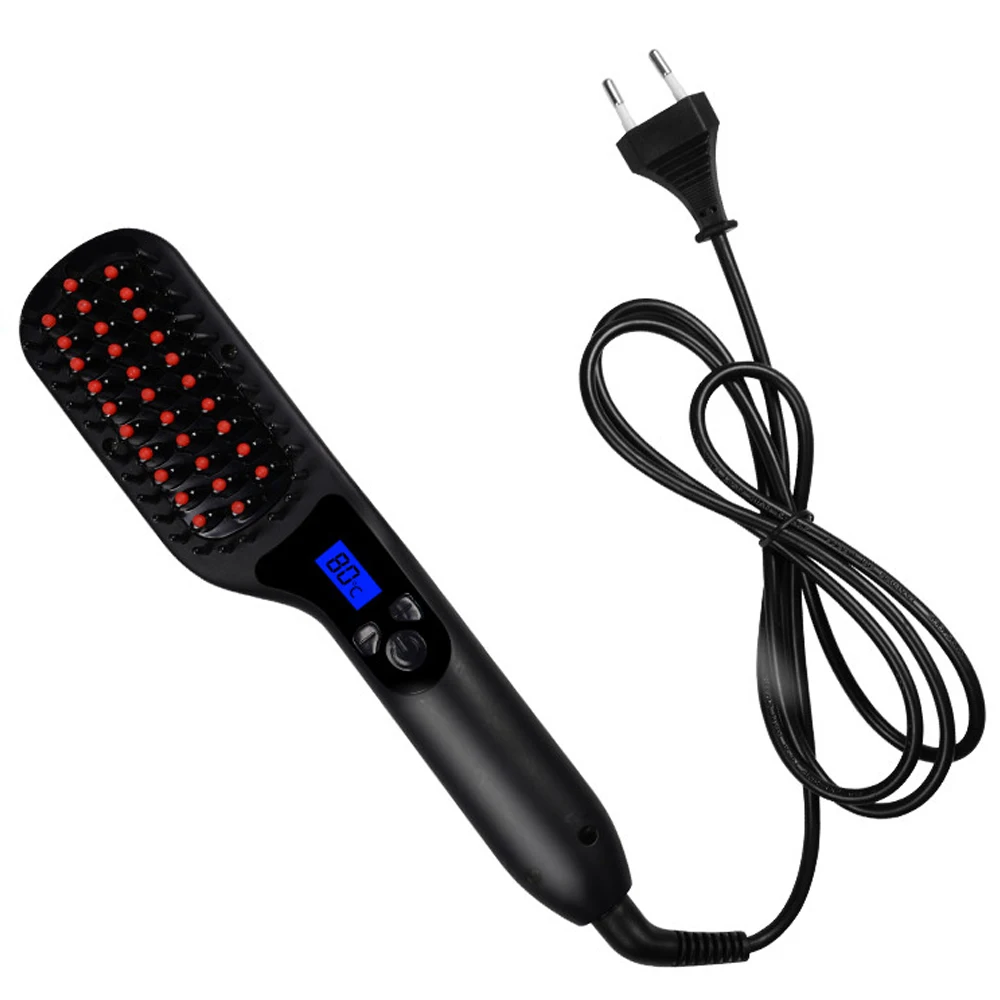 Langoa 2019 Hot Tv Electric Brush Fast Hair Straightener Lcd Comb Auto Massager Tools Ceramic Straightening Irons huismerk kopen in de aanbieding Langoa 2019 Hot Tv Electric Brush Fast Hair Straightener Lcd Comb Auto Massager Tools Ceramic Straightening Irons huismerk kopen in de aanbieding