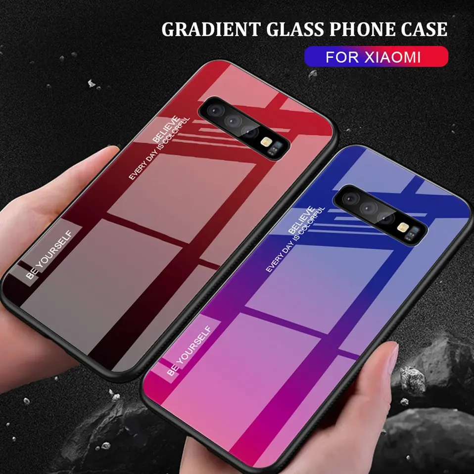 Glass Case For Samsung Galaxy S10 Lite S10e S10 S9 S8 Plus Cover Phone Case For Samsung A5 A7 2017 A6 A9 Plus 2018 A8 Star Cases (2)