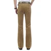 Free Shipping Autumn Men's commercial casual pants corduroy Flares trousers male elastic bell-bottom trousers ► Photo 2/6