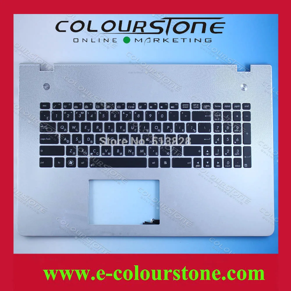 

Ru Black laptop keyboard for ASUS N76 With Backlit And Palmrest notebook Keyboard 9Z.N8BBU.G0R 0KNB0-6620RU00
