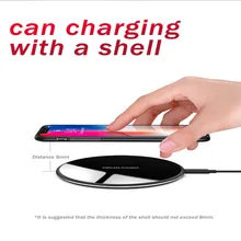 Qi Быстрое беспроводное быстрое зарядное устройство Подставка для зарядки Iphone XS/XS Max/XR