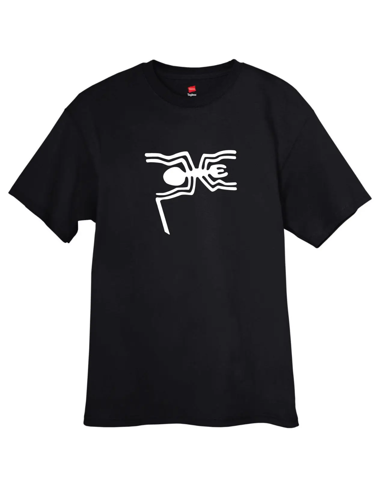 Наска Паук Символ Перу футболка Tagless мужские Tee W/Бесплатная Стикеры Бесплатная S &