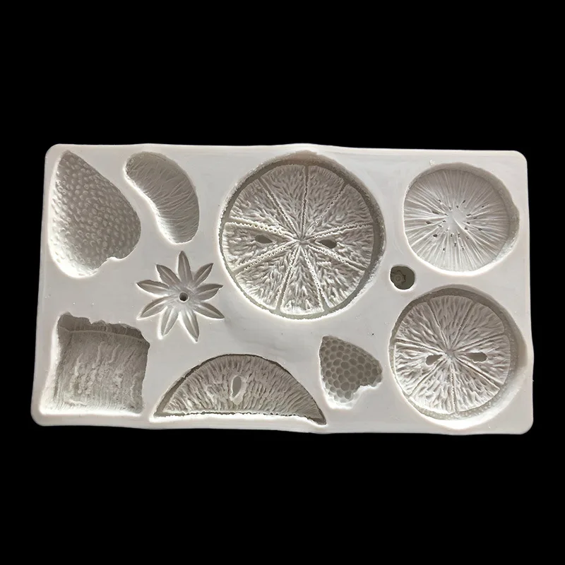 New Large Monstera Leaf Lemon Starfish Seahorse Fish Parrot Flamingo Pineapple Clay Mold Designer Concrete Molds