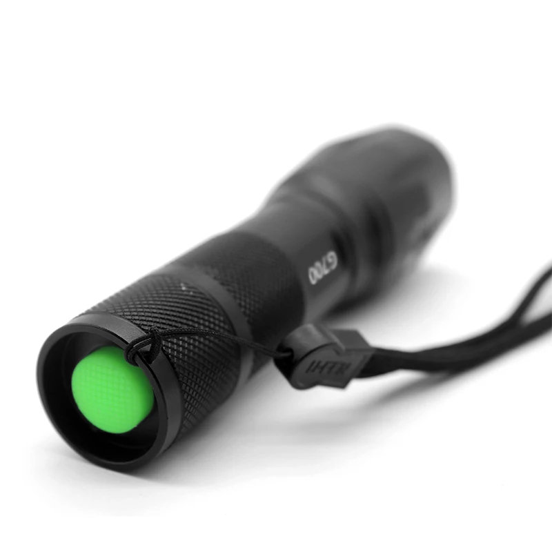 Led Linterna Cree XML T6 3800lm мощный фонарик водонепроницаемый фонарь полицейский красный