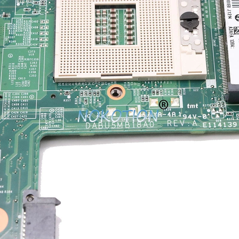 Материнская плата NOKOTION A000095030 DABU5MB18A0 для ноутбука TOSHIBA Satellite L730 L735 HM65 GMA HD3000 DDR3|laptop