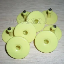 10 шт. EM4305 RFID Корова Ушные бирки, свинья тегов для отслеживания