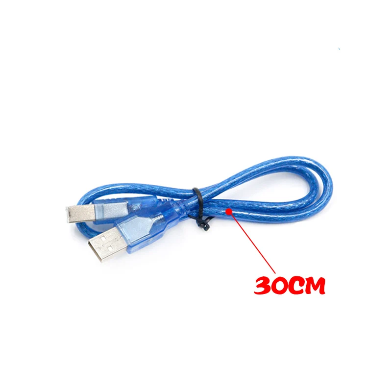 cable Высокое качество один Комплект UNO R3 CH340G+ MEGA328P Чип 16 МГц для Arduino UNO R3 макетная плата+ USB кабель - Цвет: cable