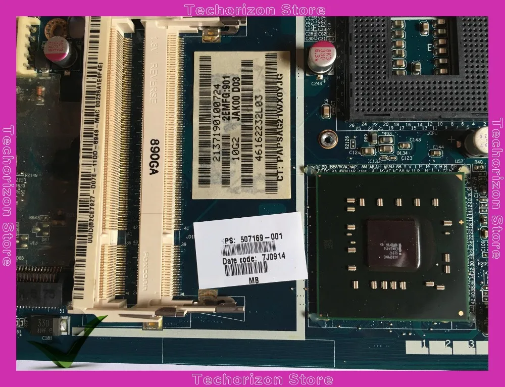 A NVIDIA GPU 507169-001 Intel Motherboard for HP DV7 DV7-1200 Laptops 
