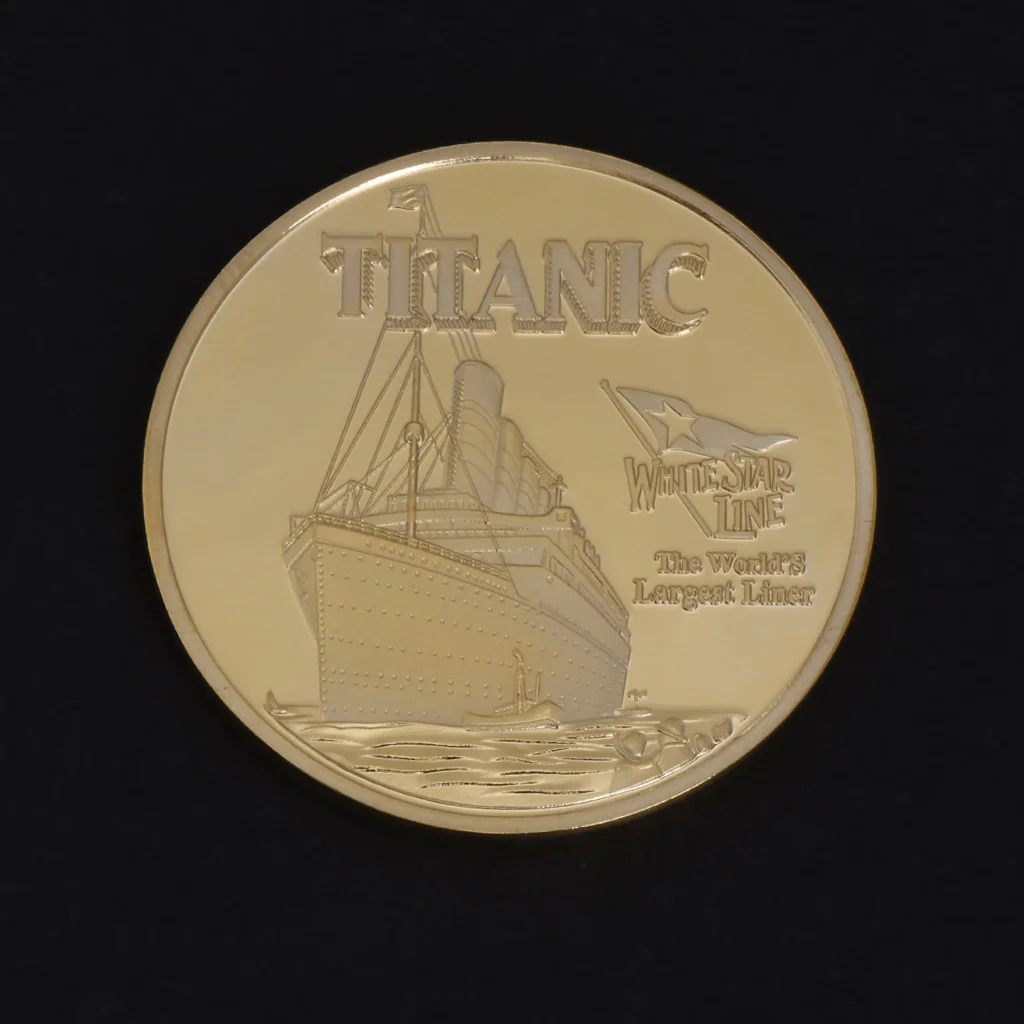 

Commemorative Coin Titanic Ship Incident Collection Arts Gifts BTC Bitcoin Alloy