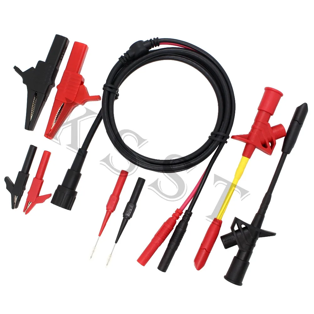 B003 9pcs/set BNC Electronic Specialties Test Lead kit Automotive Test Probe Kit Universal Multimeter probe leads kit цена B003 9pcs/set BNC Electronic Specialties Test Lead kit Automotive Test Probe Kit Universal Multimeter probe leads kit цены онлайн