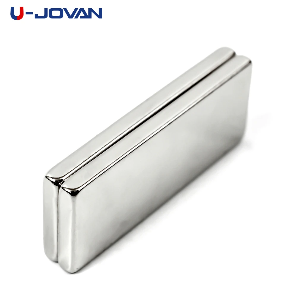 U-JOVAN 2 шт. 50x20x4 мм N35 Супер сильный Неодимовый Магнит Редкоземельные постоянные