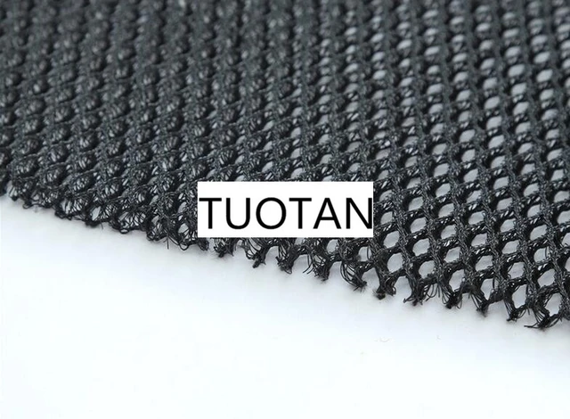 Black Color Stylish Thicken Breathable 3D Air Mesh Fabric for