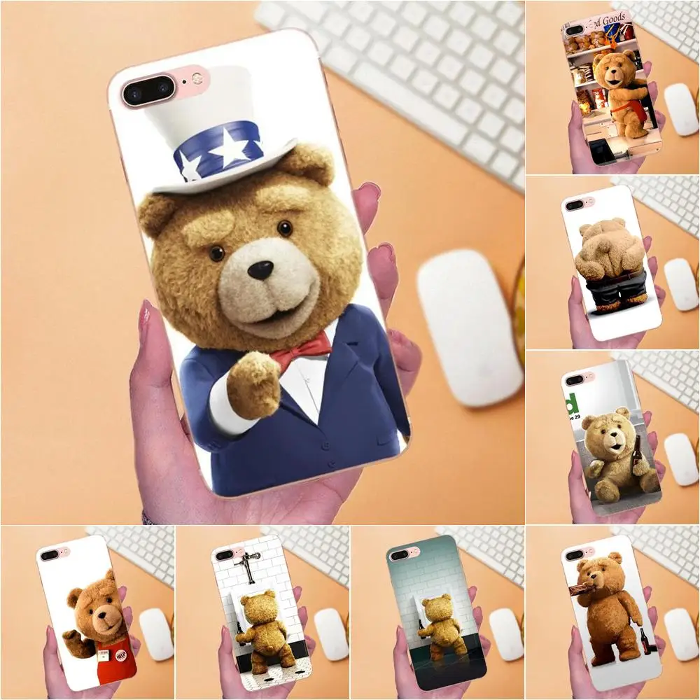 Для Xiaomi Redmi Note 2 3 3S 4 4A 4X 5 5A 6 6A Pro Plus TPU индивидуальный дизайн Ted Bear фильм Тед Kiss My Butt Ass