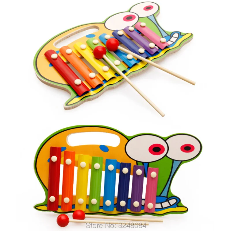 1 предмет, 8-Примечание ребенка раннего музыкальный инструмент ручной стук фортепиано многоцветный xylophon разработки музыкальные игрушки для детей, подарки