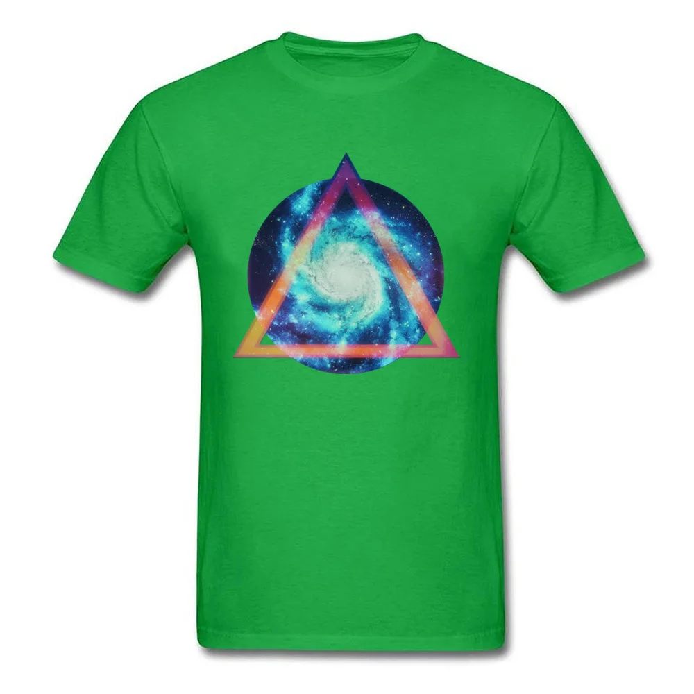 Space galaxy - triangle_green