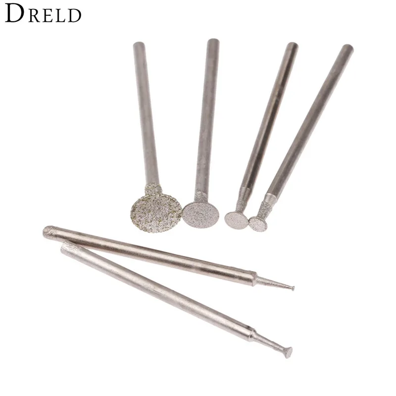 Алмазная шлифовальная головка DRELD 6 шт. C2 2 35 мм Нефритовый фунт инструменты для
