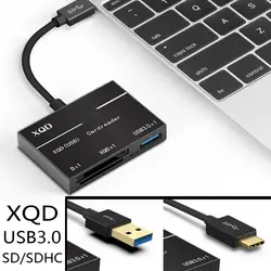 USB 3,0 XQD SD кард-ридер 500 МБ/с. высокоскоростная камера комплект адаптер sony M/G серия для Nikon Lexar XQD карты