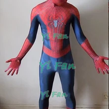 Потрясающие костюмы Человека-паука TASM2 Zentai Spider-man, косплей костюм, 3D принт, спандекс, все тело, Spidey, костюм на Хэллоуин